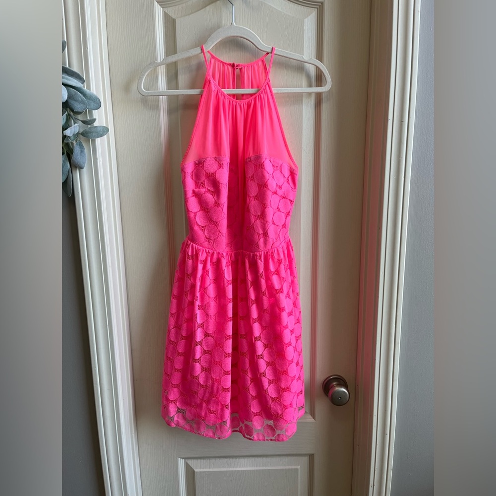 ASOS Neon Pink Mini Dress